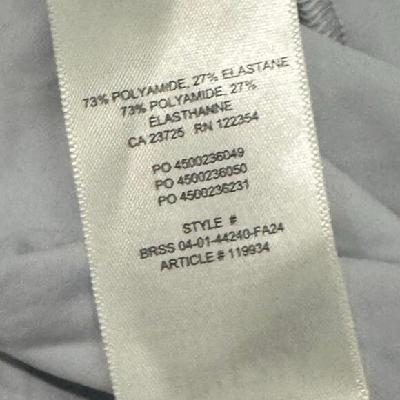 Wilfred Aritzia Light Blue Off Shoulder Long Sleeve Top XL Minimalist Stretch - Picture 4 of 5